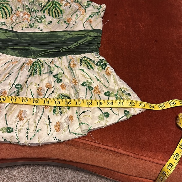 Strapless Beaded Top with Satin Banding - Picture 9 of 14